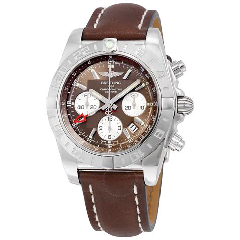 breitling chronomat brown